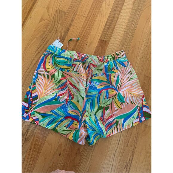 NWT CC California Shorts Linen Hawaiian Pattern - Picture 6 of 7